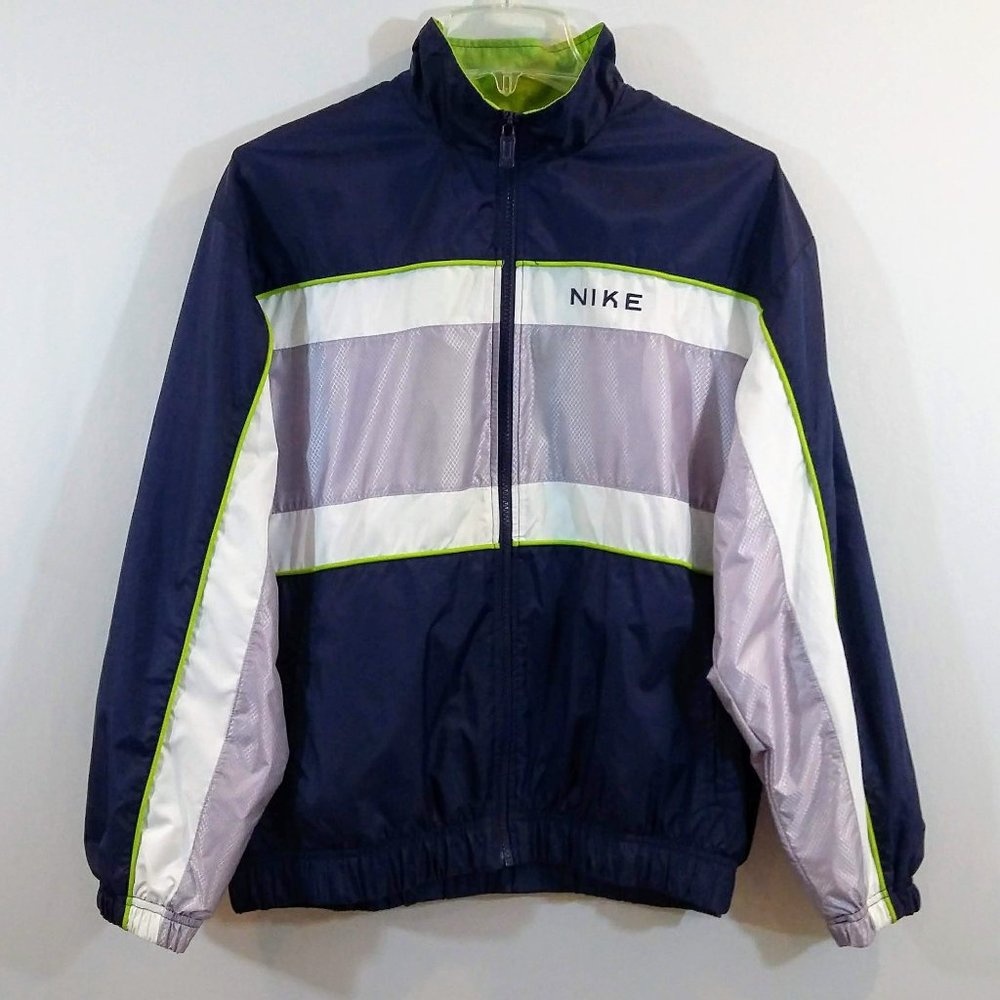 Nike 4-6P Women's Blue White Zip-up Jacket